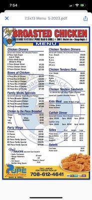 Updated Menu 6/4/23