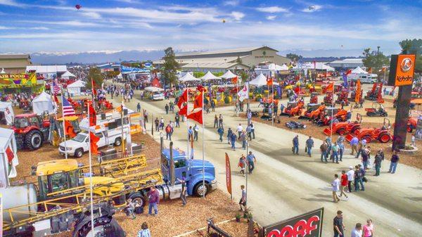 World Ag Expo® hosts more than 1,200 exhibitors on 2.6 million square feet each year.