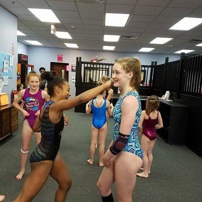 Gymnast learning Kav Magra (self defense) training