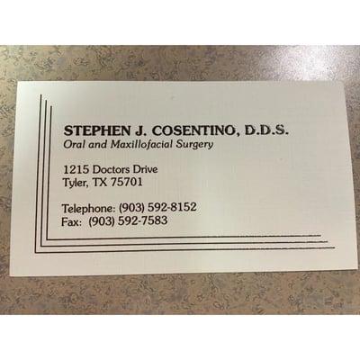 Stephen J Cosentino, DDS