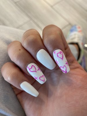 Original set with hearts