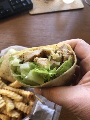 Chicken Caesar wrap