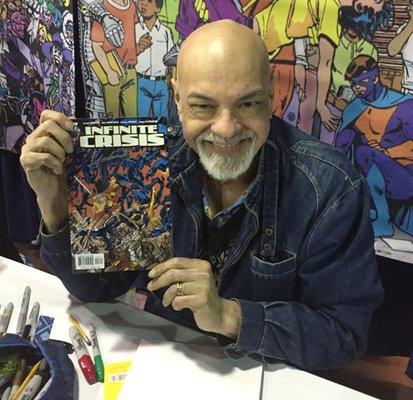 Legendary artist George Perez at the North Texas Comic Book Show.