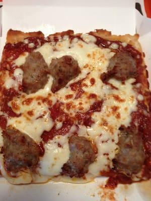 Sausage and pepperoni super slice.