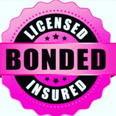 Have Peace of Mind to know that 2 Girlz and a Bucket is Licensed, Fully Insured and Bonded. Book your appointment today!