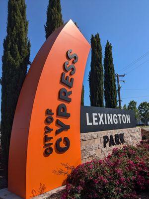 Lexington Park in the City of Cypress