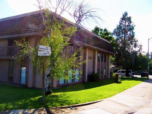 My office building on 5650 Marconi Avenue near Fair Oaks Blvd.  It is across the street from the Carmichael Presbyterian Church.