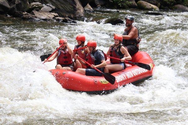 White water rafting