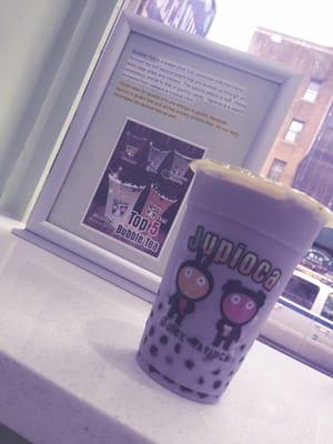 Taro bubble Tea I love bubble！