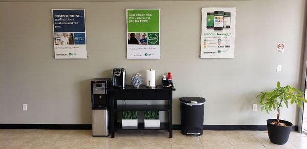 Coffee Station in Lobby