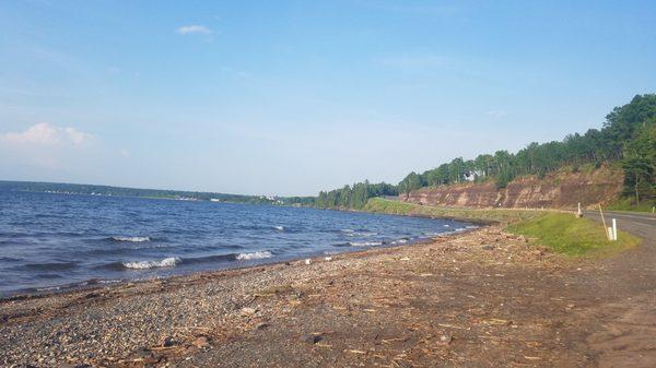 Coast of Superior across from Baraga