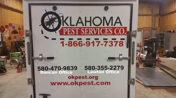 Call your local pest control company in Duncan and Lawton Oklahoma.