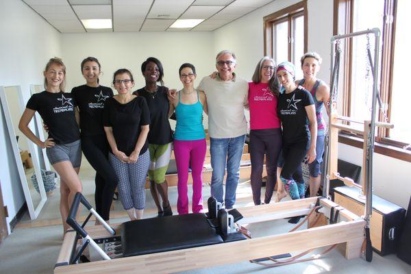 Tecno Pilates, Paolo Picolo and Shari Berkowitz visit Roc Pilates.