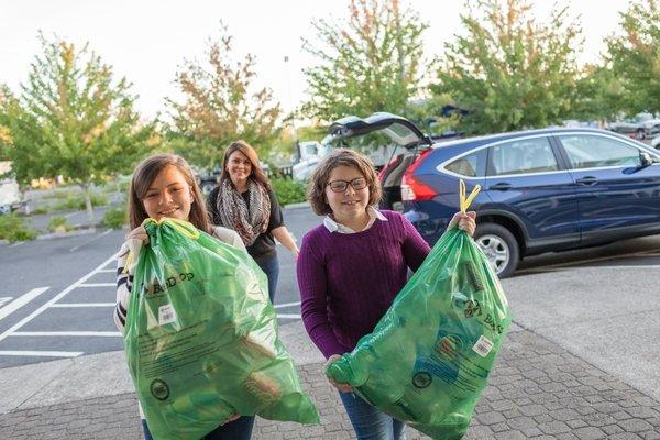 Fill your BottleDrop bags at home with returnable bottles