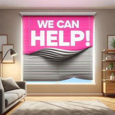 We can repair most window treatments in your home the same day!