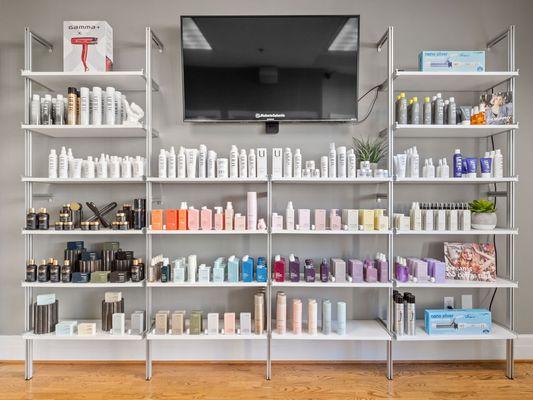 Retail at J Roberts Salon