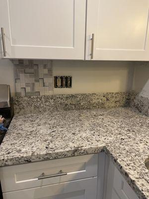 Cabinets and granite countertops