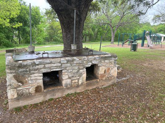 Smoke pits, which also double as a homeless stash point