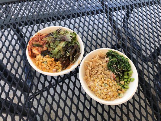 Classsic and Seahawk rice bowls