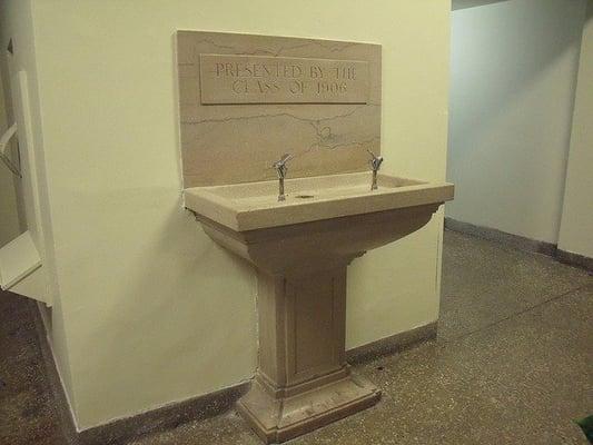 MIT Building 50, The Walker Memorial - Water Fountain, Gift from Class of 1906.