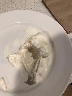 Vanilla Ice Cream, definitely not a Blizzard