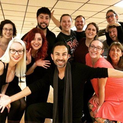 Formation Team coaching with DWTS' Eddie Alba