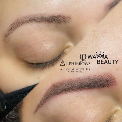 WAMA Microblading Eyebrows www.wamabeauty.com