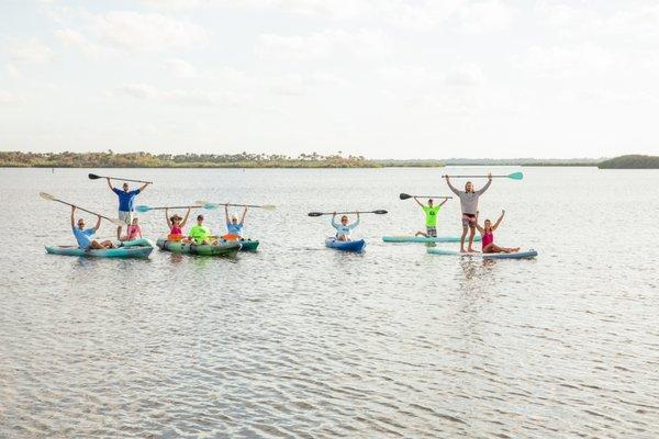 Explore in one of our Wilderness Systems Kayaks or Paddle Boards!