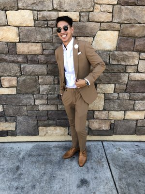 Tan Suit