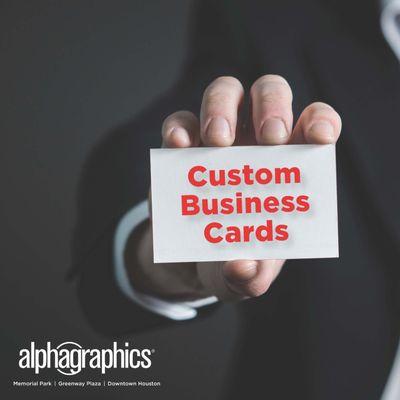 Custom business cards and stationery with your company logo and branding