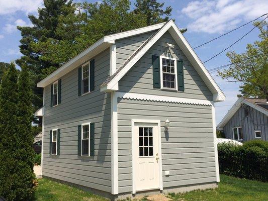 Garage built to match house