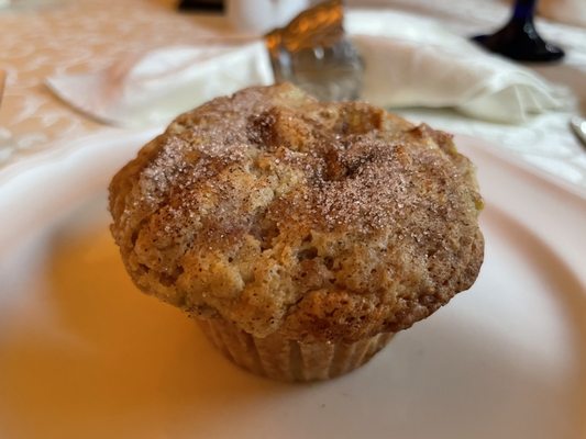 Apple cinnamon rhubarb muffin. OMG!