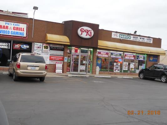 they have a gaming room/bar next door on the left of the convenience store.