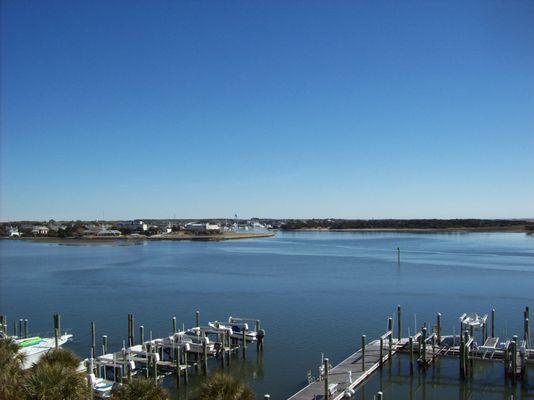 View from Olde Towne Yacht Club, Beaufort, NC