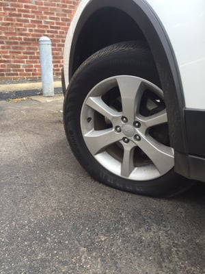 It took less than 5min and only cost $15 to fix my flat!!!!