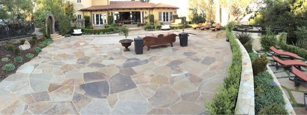 Flagstone patio