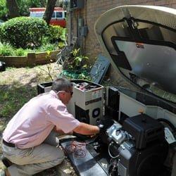 Generator hookups and maintenance are part of the service we offer.