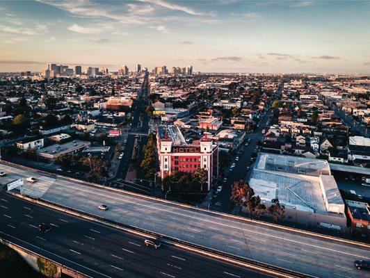 Morning views of historic California Hotel