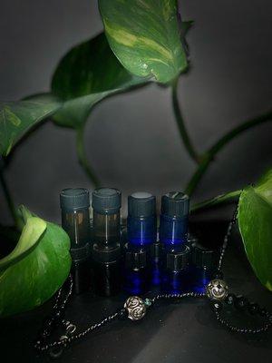 Essential oils and custom blends for auroma therapy or body fragrances