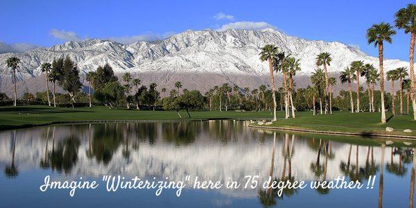 Winter in Palm Springs 75 Degrees F