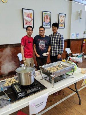 The Golden Arches Dumplings team. Their dumplings tasted just like a Big Mac.