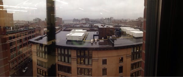 View across the street from McGraw Hill's top floor office on the 7th Floor