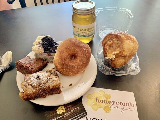 Delicious pastries and local honey!