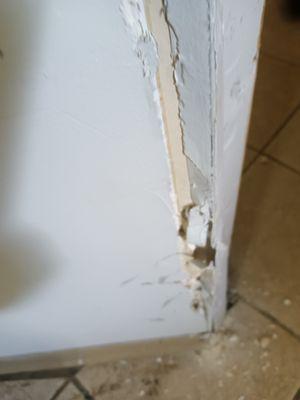 They Damaged my wall and I am stuck with repairing it!