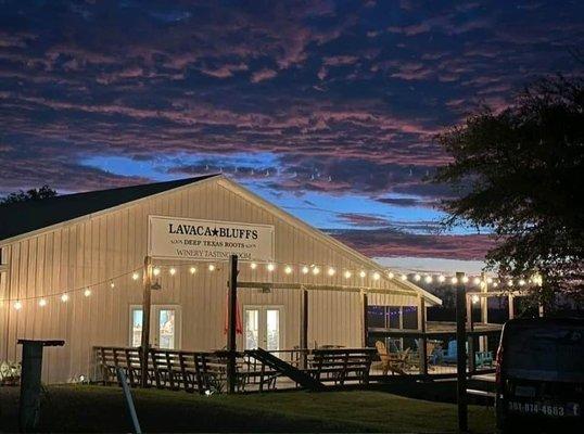 Tasting Room at sunset