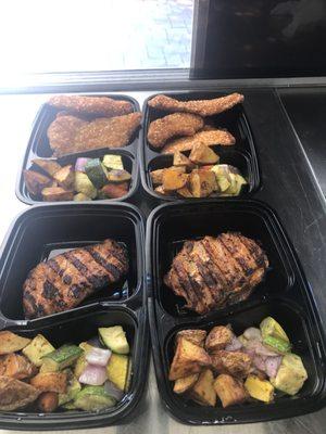 My To Go Order -   Grilled Chicken /  Chicken Tenders with Mixed Vegetables