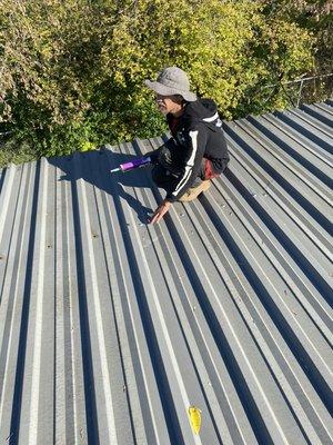 leaky roof repairs and aluminum roof repairs