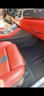 2020 BMW X6 Competition Interior Leather Condition And Specialty Carpet Lines