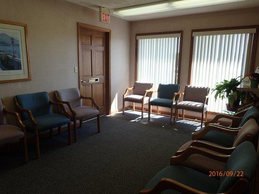 Our waiting room at Associated Foot Surgeons Columbia