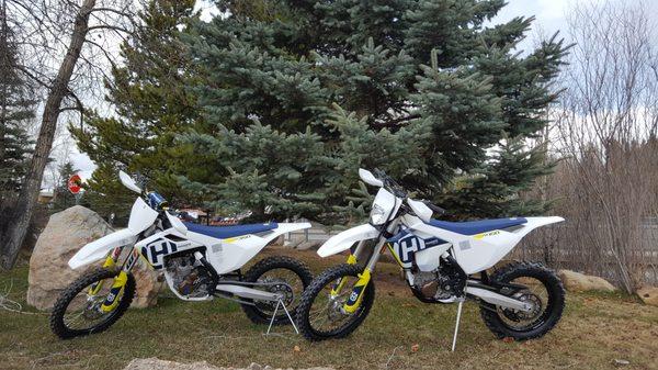 Check out our Husqvarna motorcycle selection at buckysoutdoors.com